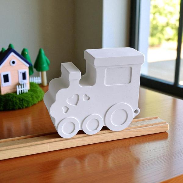 Geburtstagszug Lokomotive Waggon Kerzenhalter Kindergeburtstag Anhänger Lok Geburtstagszahl aus Raysin - Artikel-Nr. 1100012